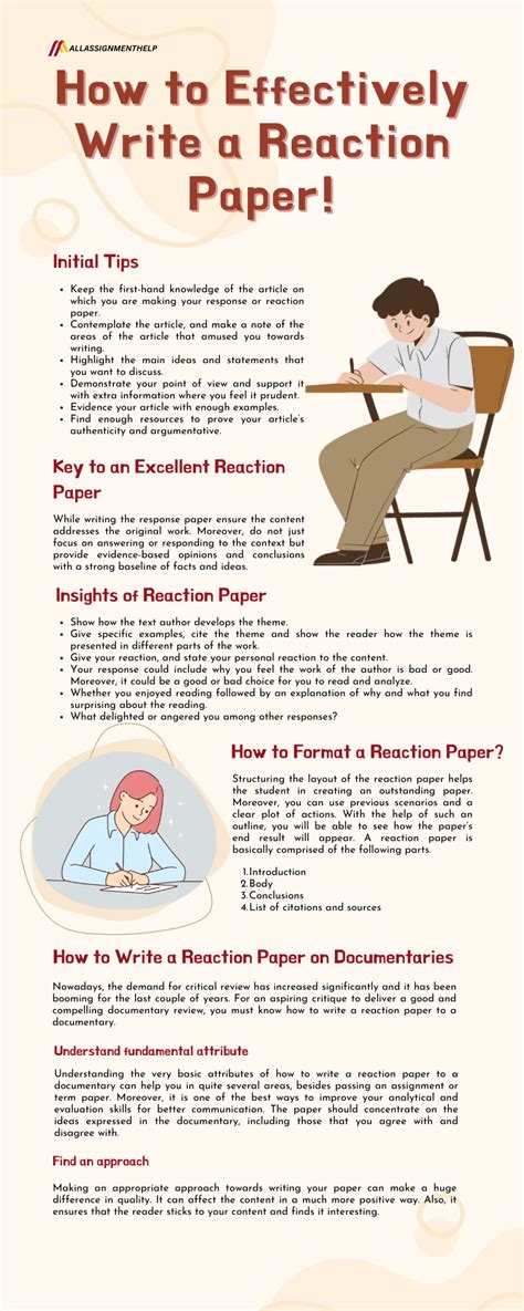 How to Write REACTION PAPER .